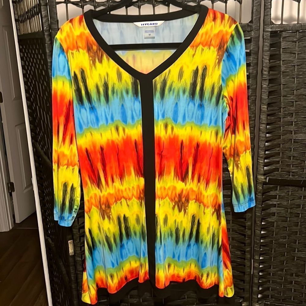 Nygard Tunic Colorful Blouse Size Medium